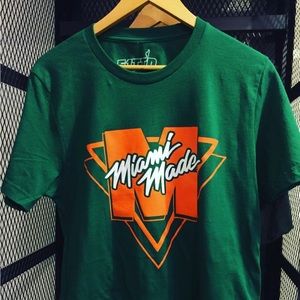 Miami Hurricanes inspired Mens Graphic Tee